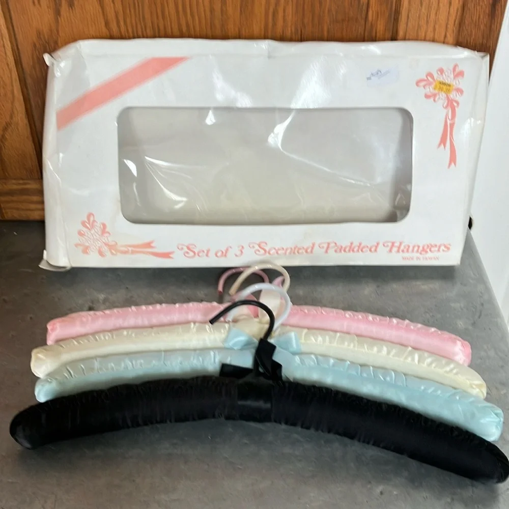 Four Padded Hangers